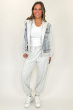 Lounge Line High Waisted Solid Knit Joggers - FINAL SALE - Madison and Mallory