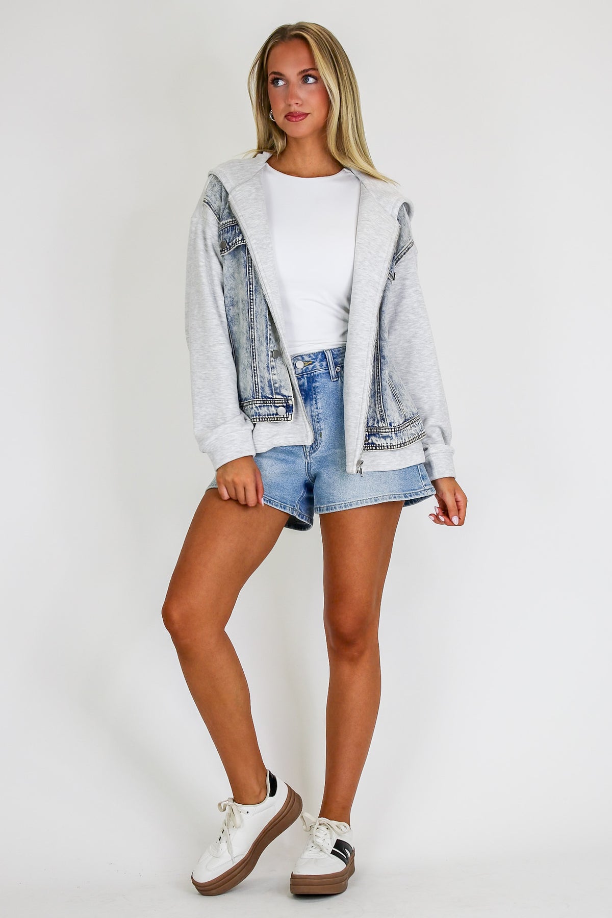 Contrast Core Denim Jacket