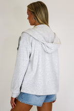 Contrast Core Denim Jacket - Madison and Mallory