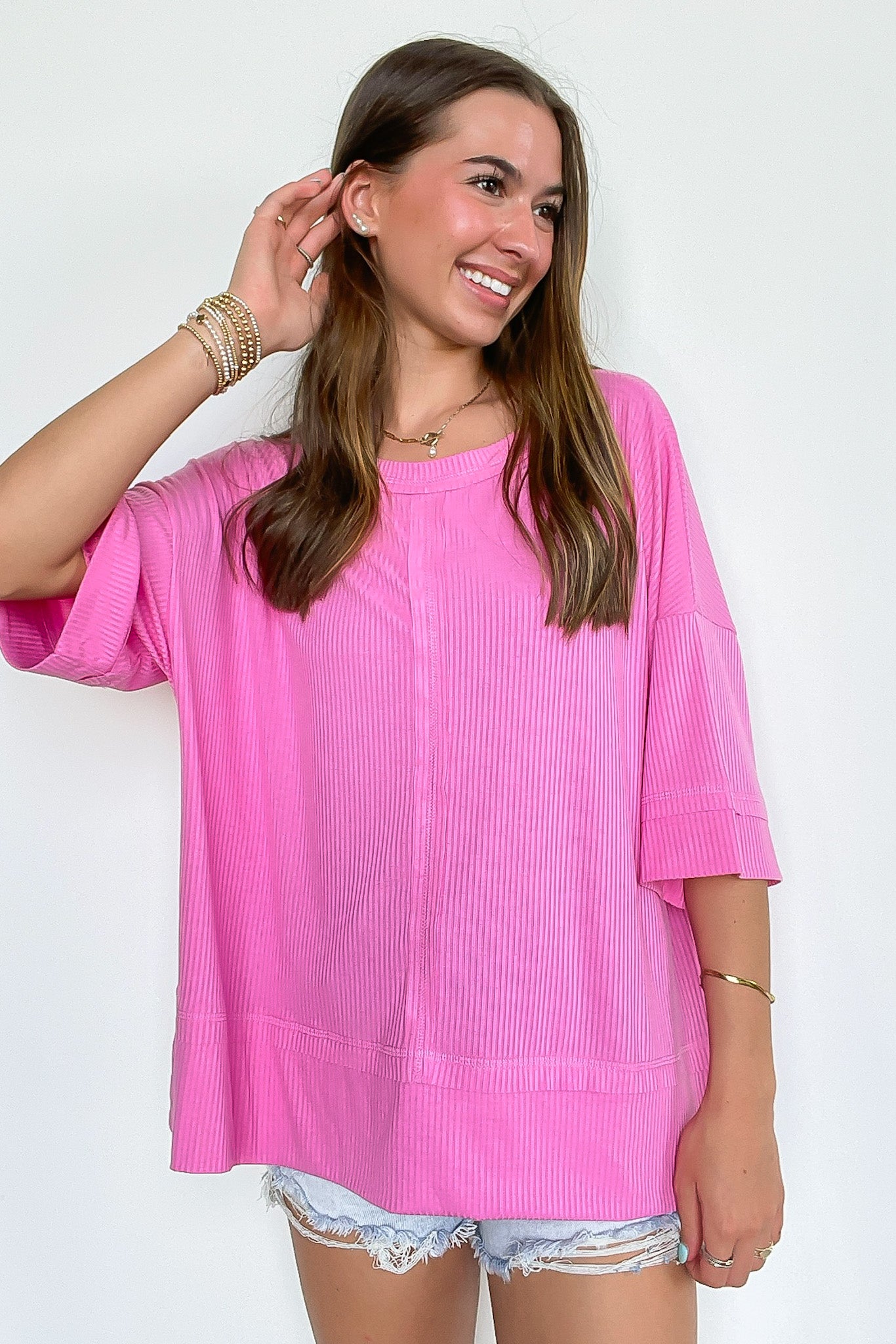 Cool Intentions Ribbed Boatneck Top - BACK IN STOCK - Madison and Mallory