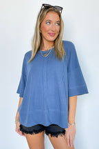 Cool Intentions Ribbed Boatneck Top - BACK IN STOCK - Madison and Mallory