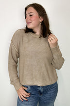 Cool Nights Acid Wash Exposed Seam Sweater - FINAL SALE - Madison and Mallory