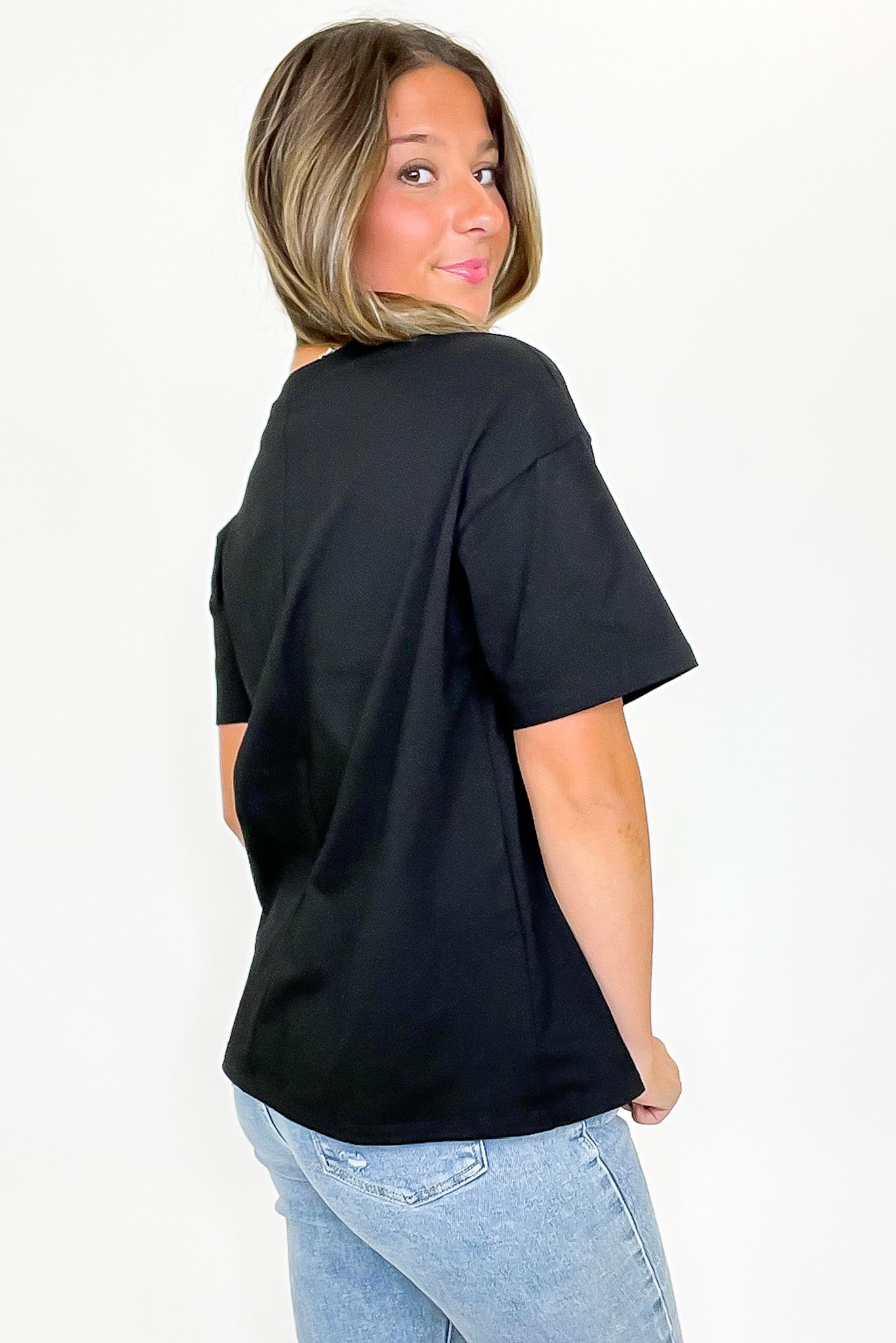 Cool Impression Denim Pocket Relaxed Tee