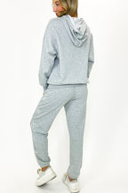 Coquette Comfort Bow Embroidered Hooded Sweatshirt and Jogger Set - FINAL SALE - Madison and Mallory