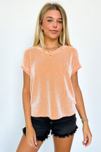 Cordelia V-Neck Rib Knit Top - FINAL SALE - Madison and Mallory