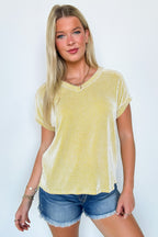 Cordelia V-Neck Rib Knit Top - FINAL SALE - Madison and Mallory