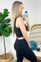  Cordovah Cropped Square Neck Knit Tank Top - FINAL SALE - Madison and Mallory