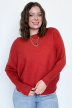 Corina Ribbed Boat Neck Knit Sweater - FINAL SALE - Madison and Mallory