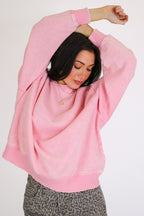 Cozy Vibes Acid Wash Oversized Pullover