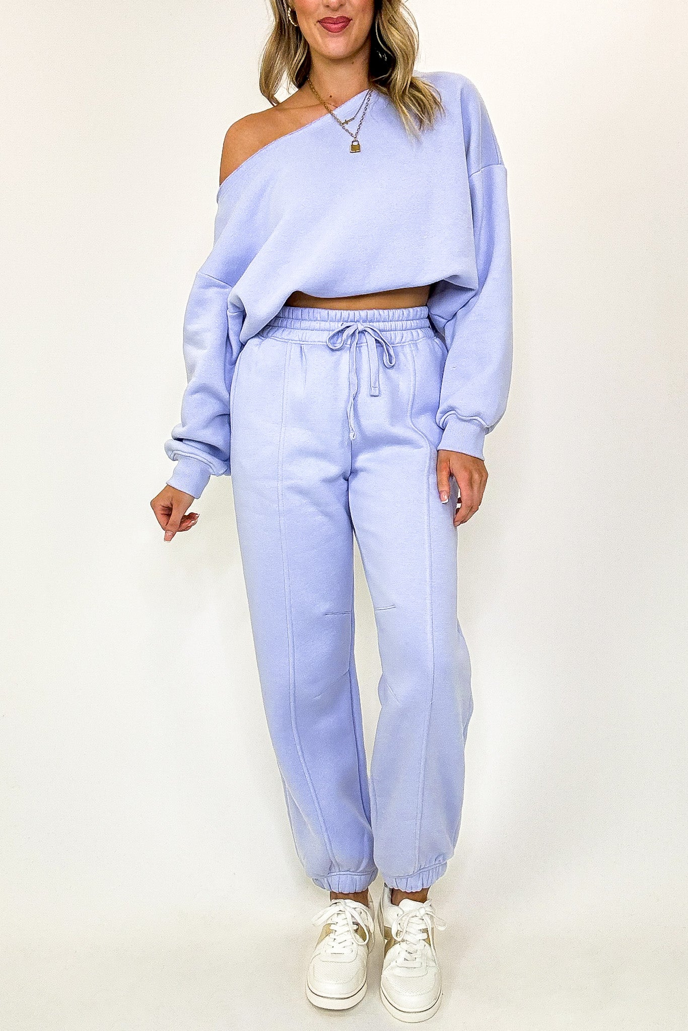 Iris / S Cozy Circuit French Terry Fleece Jogger Sweatpant - Madison and Mallory