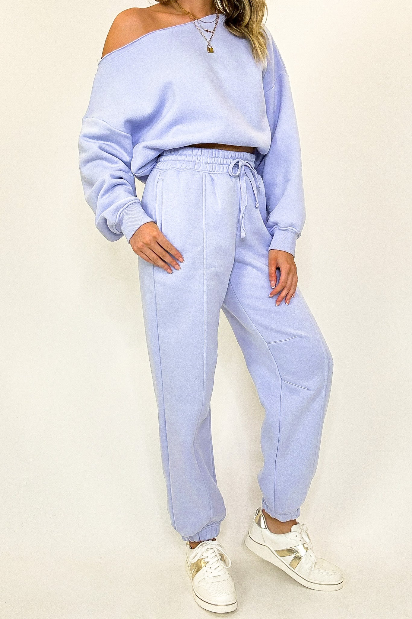 Cozy Circuit French Terry Fleece Jogger Sweatpant - Madison and Mallory