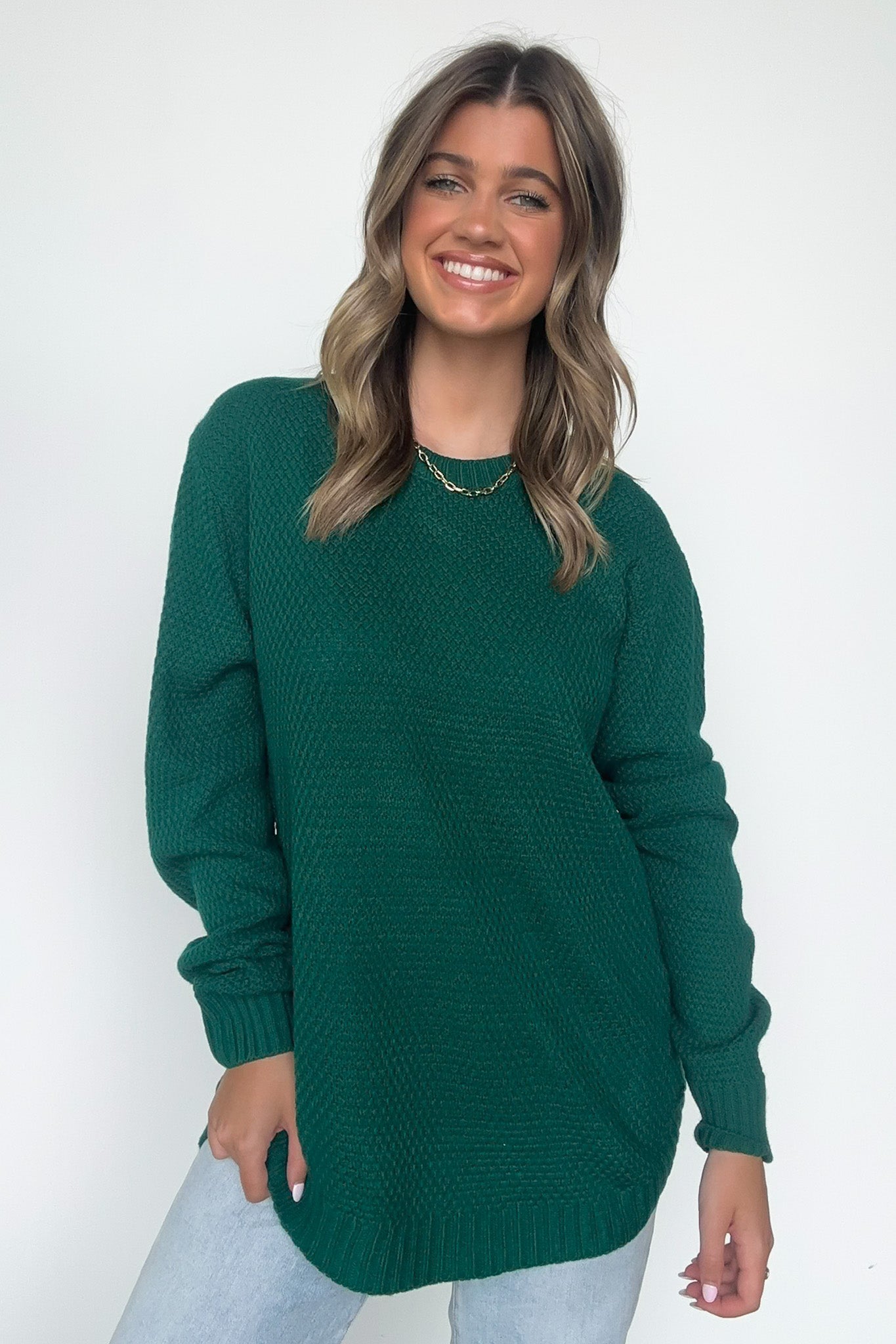 Cozy Comfort Round Neck Sweater - FINAL SALE - Madison and Mallory
