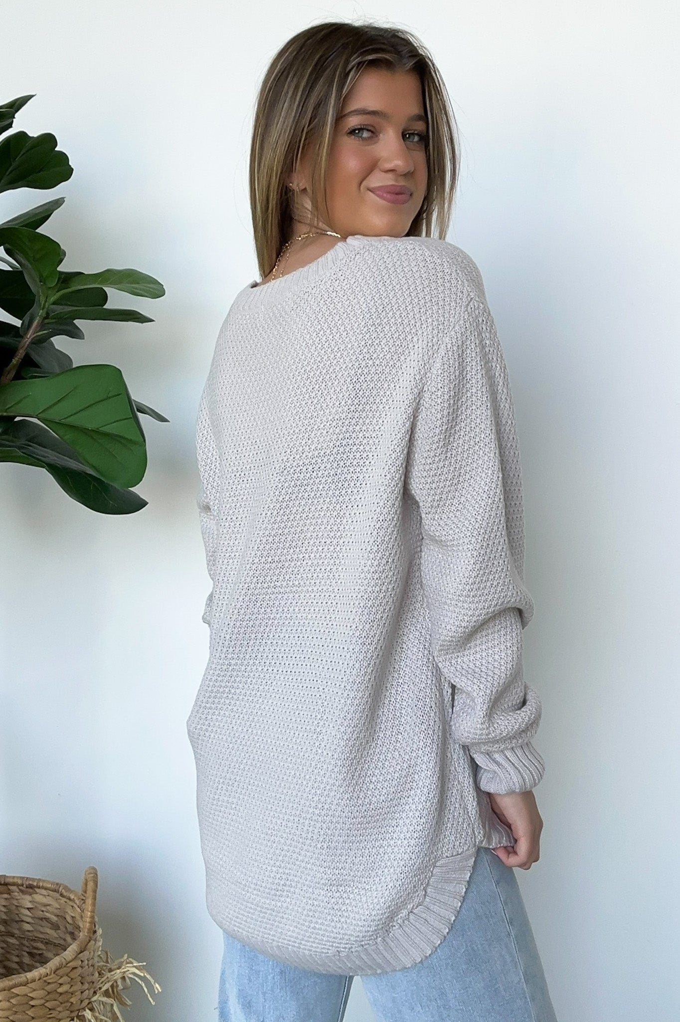 Cozy Comfort Round Neck Sweater - FINAL SALE - Madison and Mallory