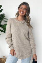 Cozy Comfort Round Neck Sweater - FINAL SALE - Madison and Mallory