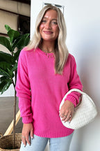 Cozy Comfort Round Neck Sweater - FINAL SALE - Madison and Mallory
