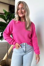 Cozy Comfort Round Neck Sweater - FINAL SALE - Madison and Mallory