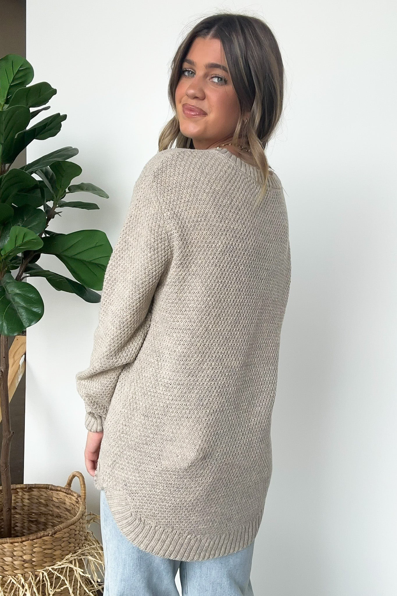  Cozy Comfort Round Neck Sweater - Madison and Mallory