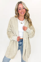 Cozy Crest Hooded Faux Fur Jacket - FINAL SALE - Madison and Mallory