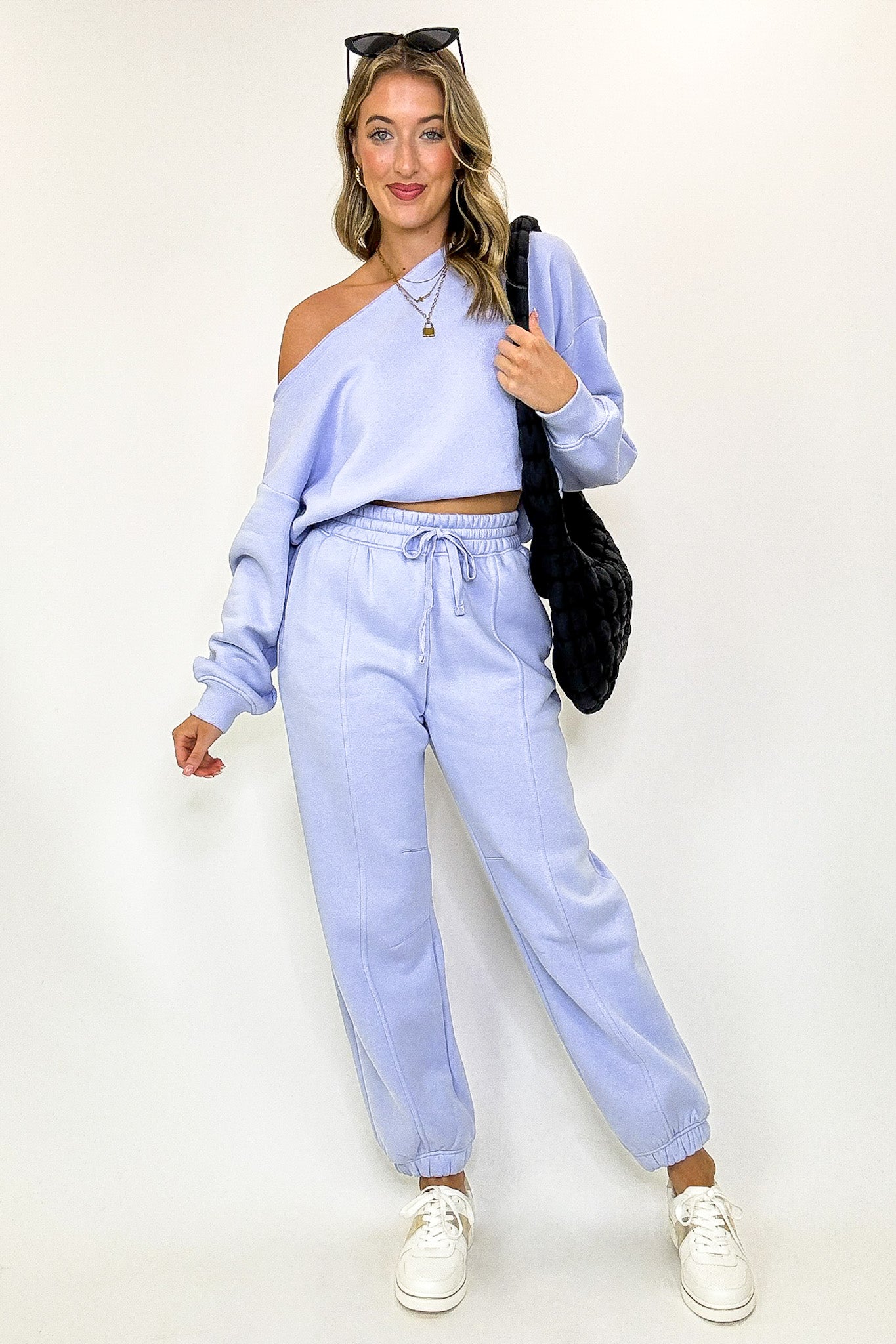 Cozy Circuit French Terry Fleece Jogger Sweatpant - Madison and Mallory