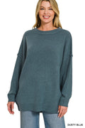 Cozy Midnights Oversized Sweater - BACK IN STOCK