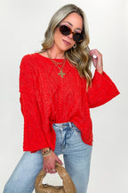 Cozy Thread Relaxed Cable Knit Sweater - FINAL SALE - Madison and Mallory