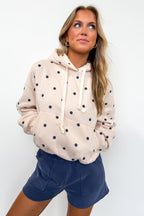Cozy Dot Bubble Hem Lounge Hoodie - Madison and Mallory