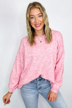 Cozy Midnights Oversized Round Neck Sweater - BACK IN STOCK