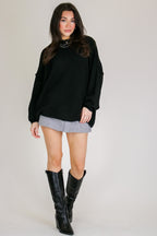 Cozy Midnights Oversized Sweater