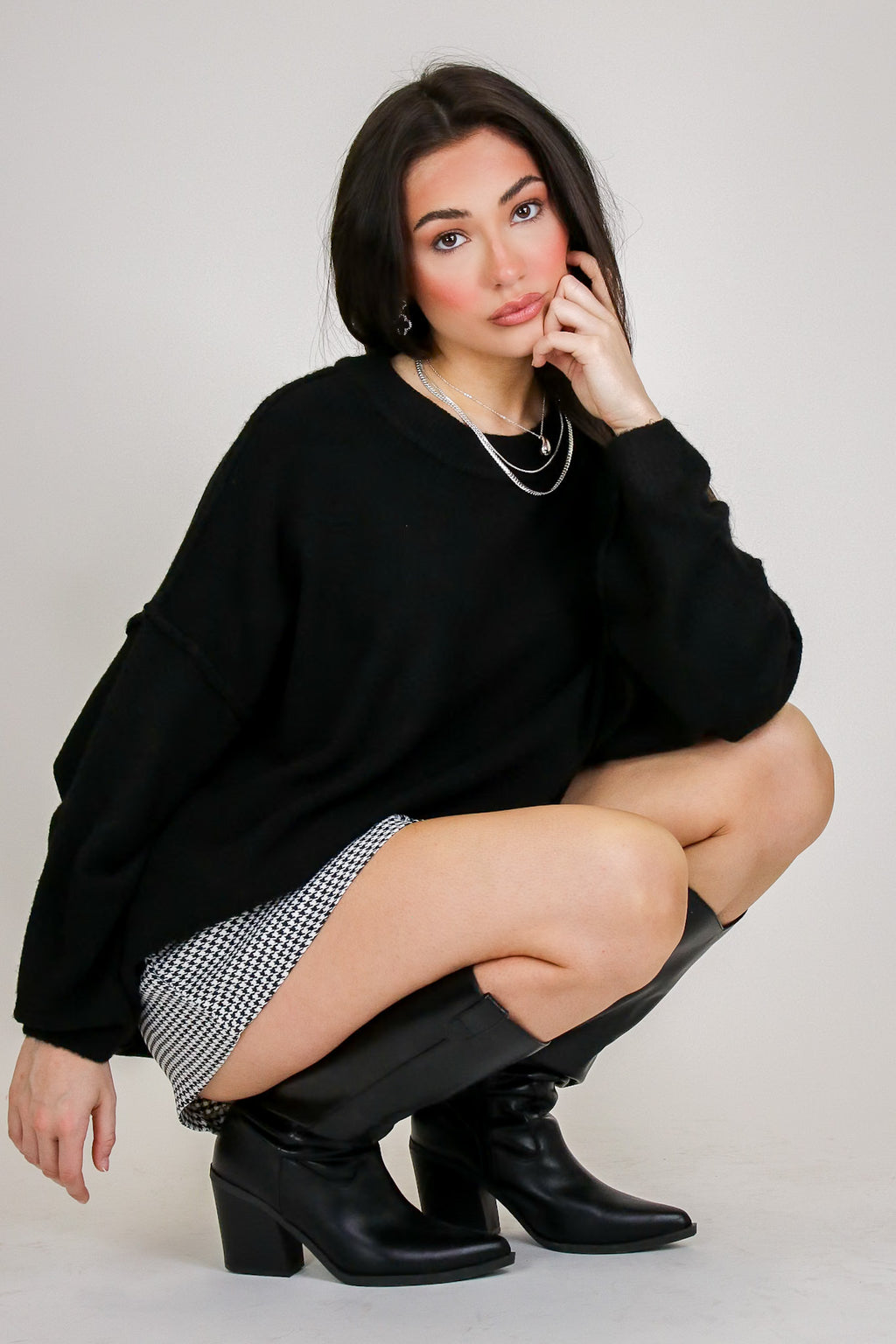 Cozy Midnights Oversized Sweater
