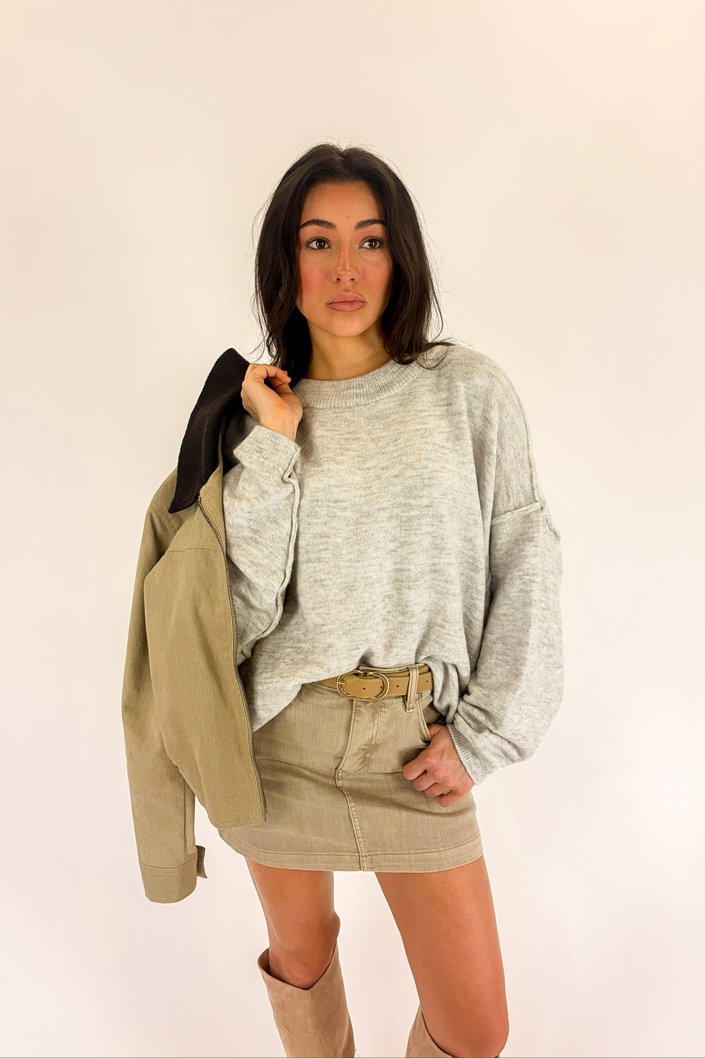 Cozy Midnights Oversized Sweater - BACK IN STOCK - Madison and Mallory
