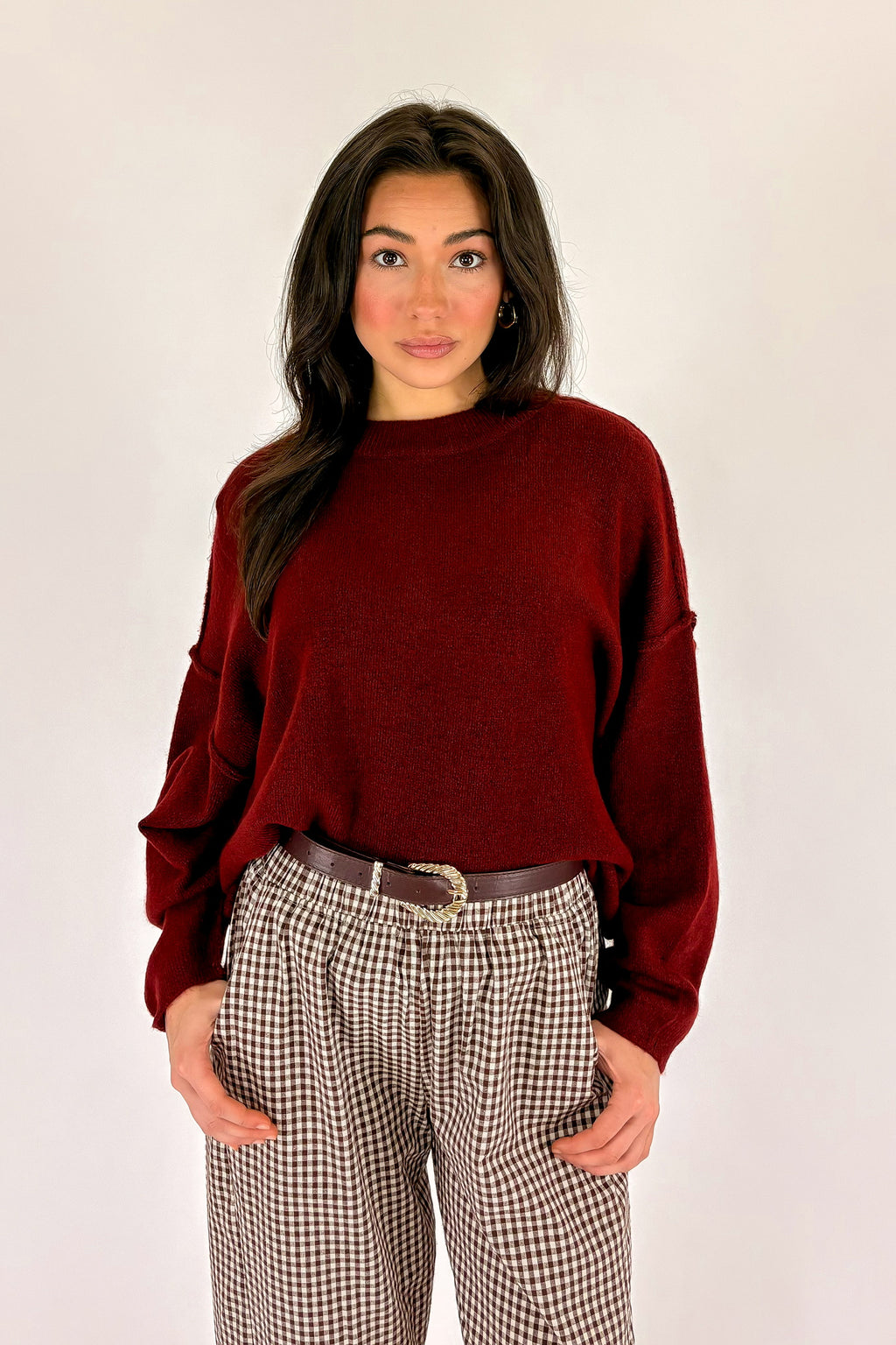 Cozy Midnights Oversized Sweater - BACK IN STOCK - Madison and Mallory