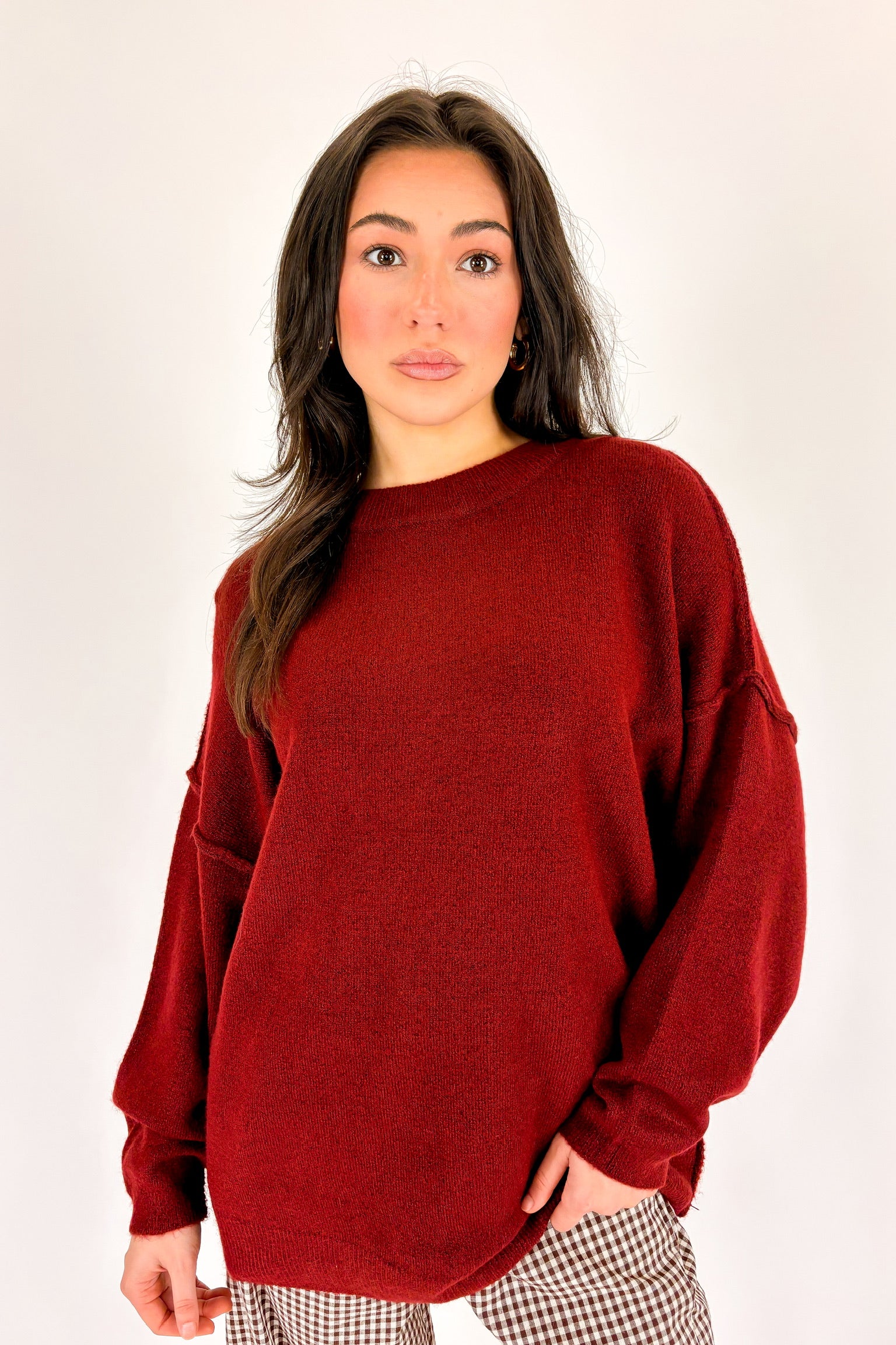 Cozy Midnights Oversized Sweater - BACK IN STOCK - Madison and Mallory