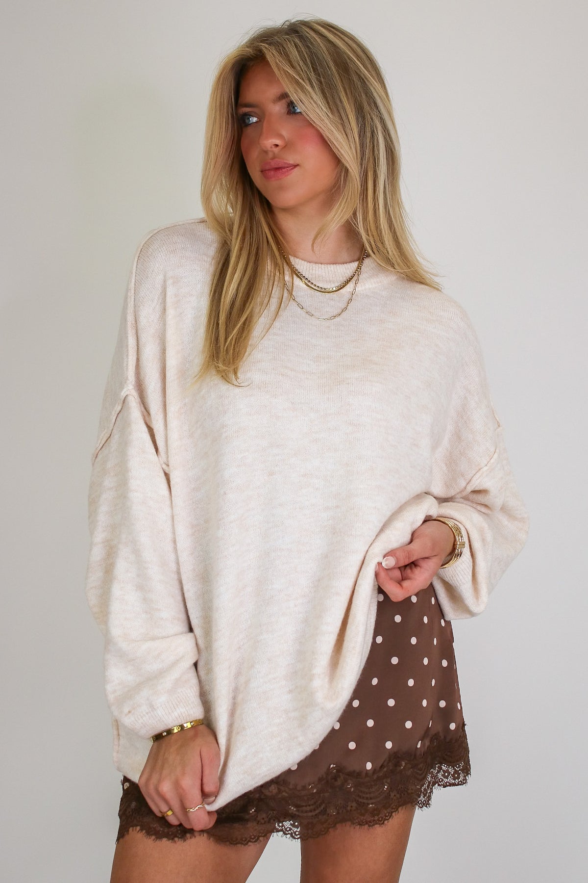 Cozy Midnights Oversized Sweater