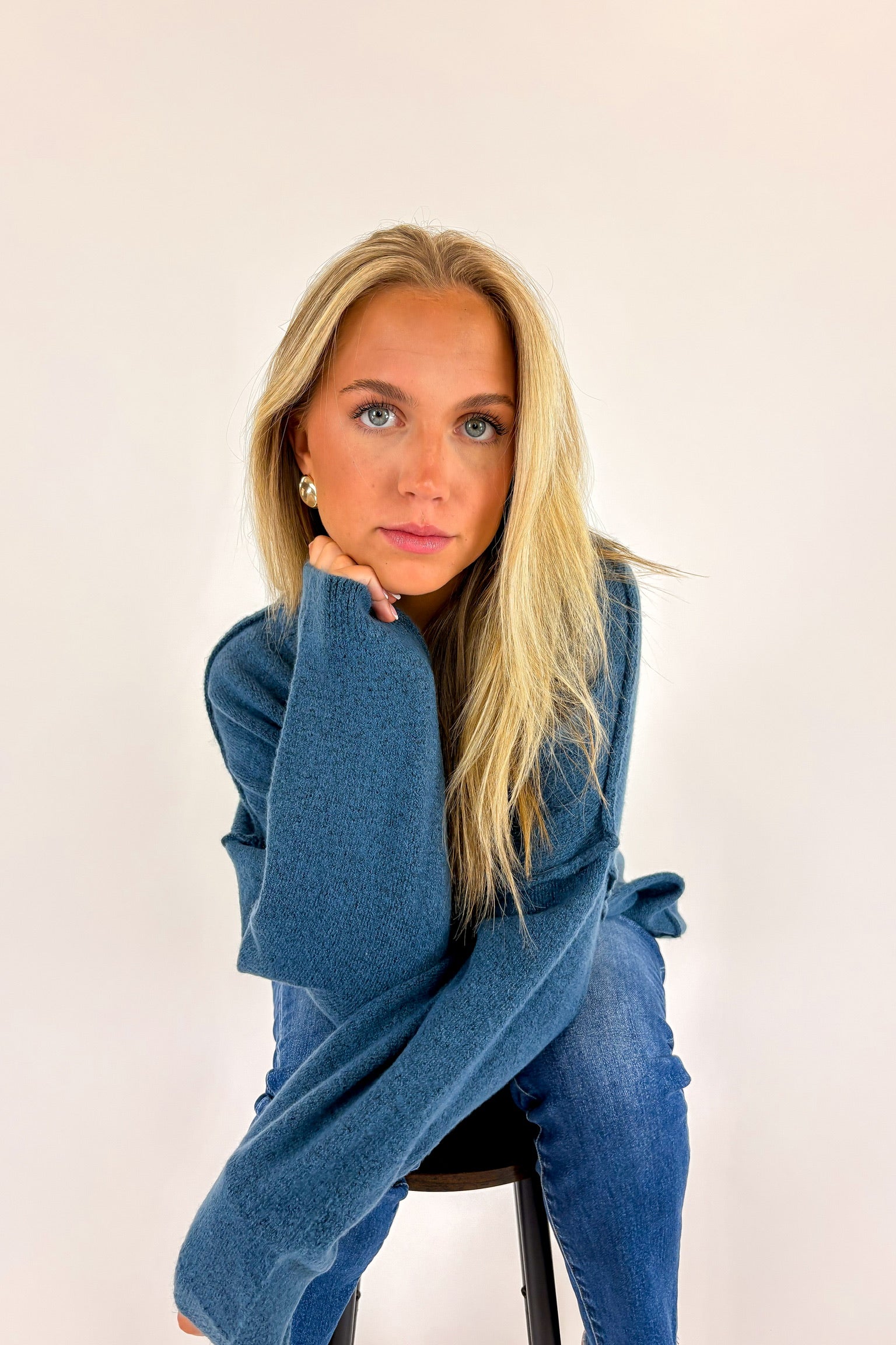 Cozy Midnights Oversized Sweater - BACK IN STOCK - Madison and Mallory