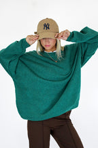 Cozy Midnights Oversized Sweater - Madison and Mallory