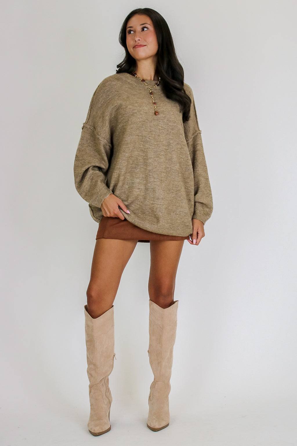 Cozy Midnights Oversized Sweater