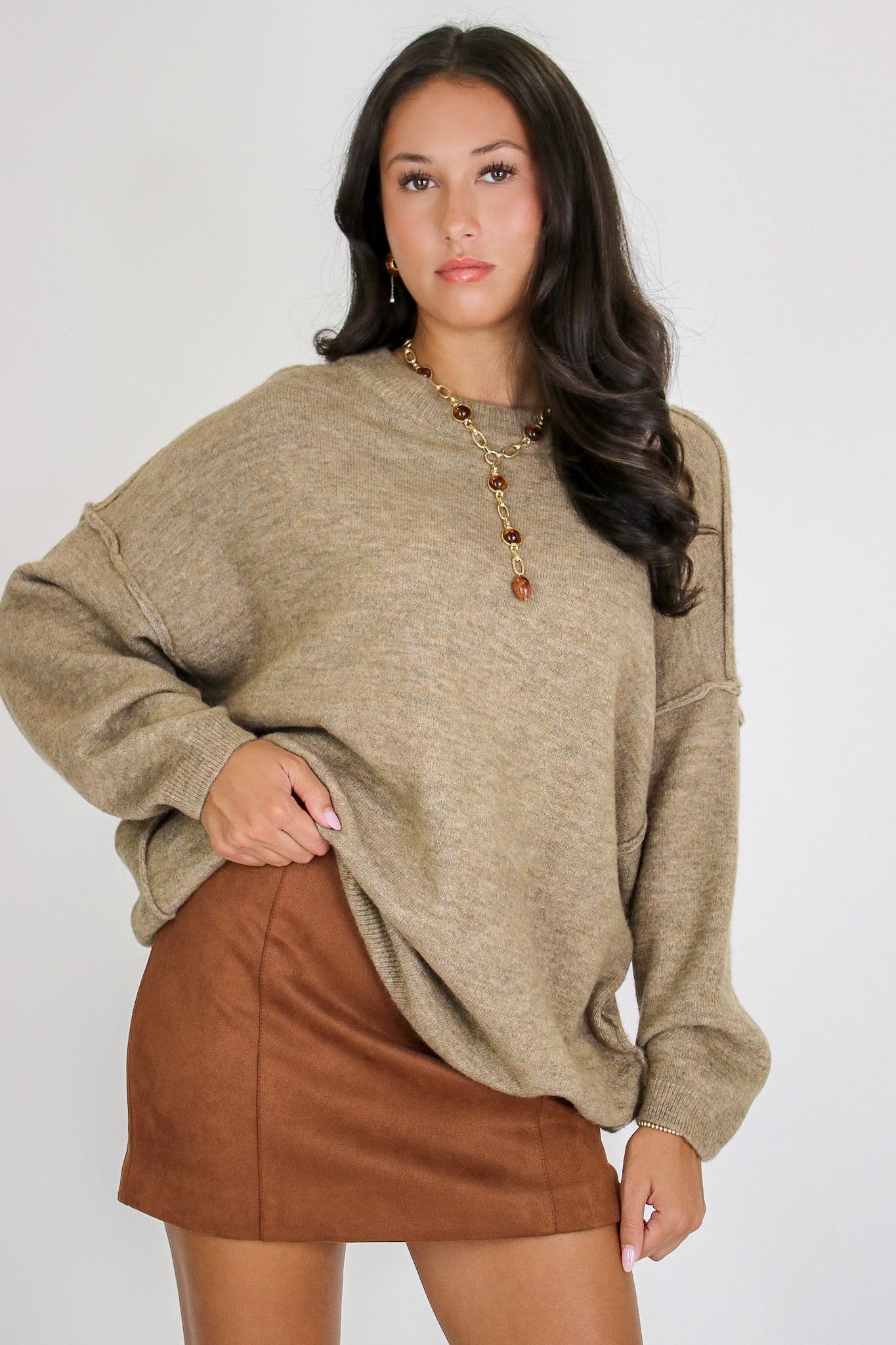 Cozy Midnights Oversized Sweater