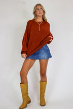 Cozy Midnights Oversized Sweater