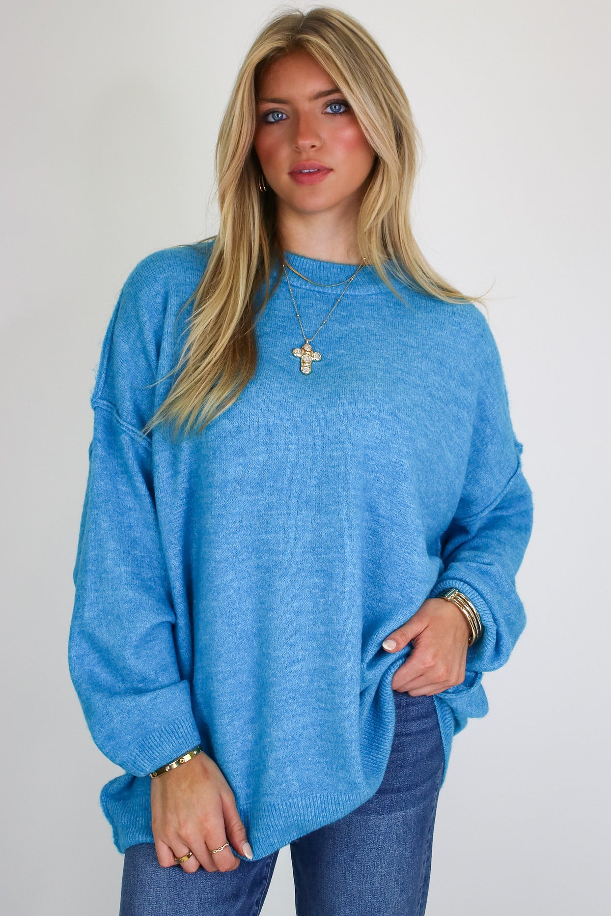 Cozy Midnights Oversized Sweater