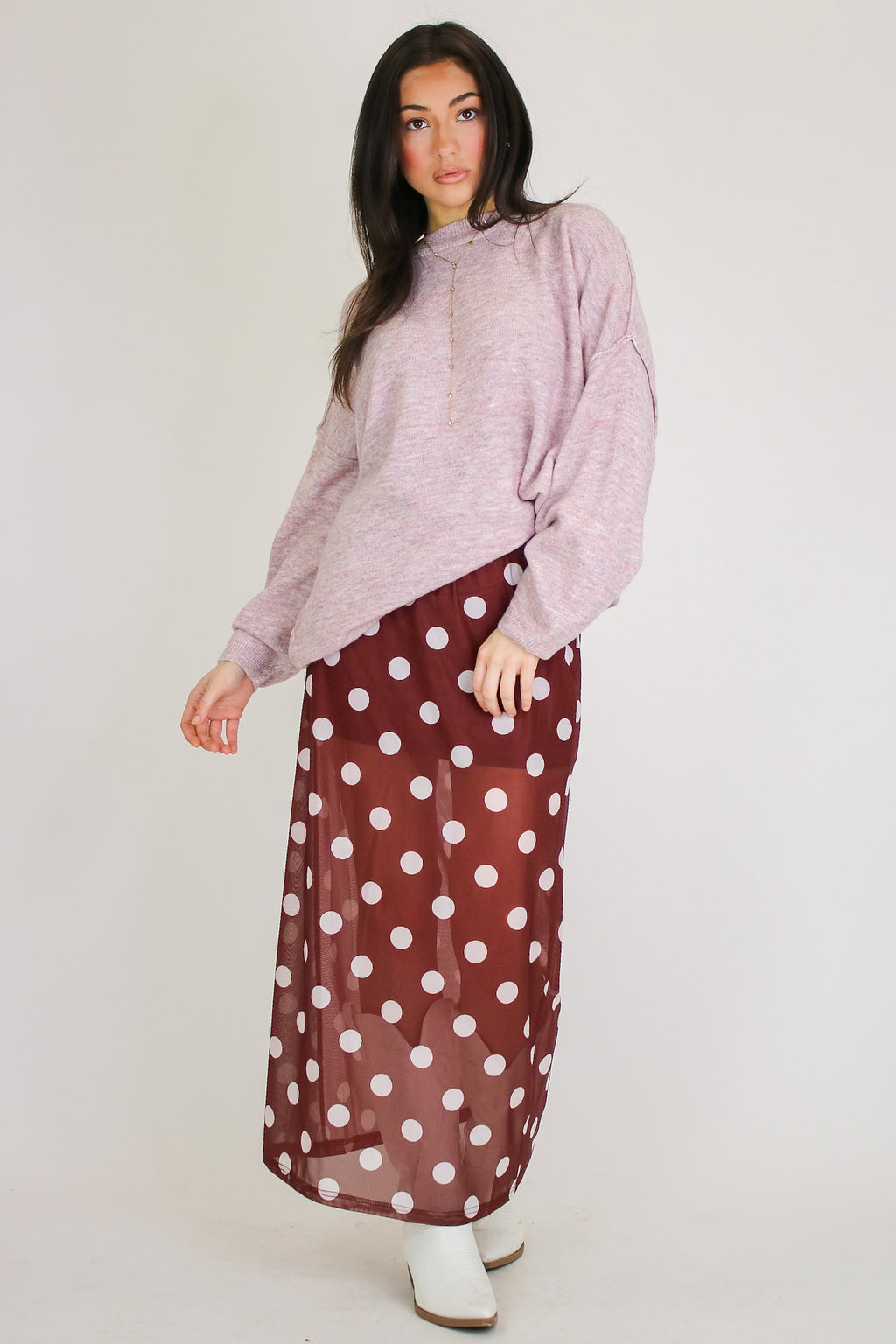 Cozy Midnights Oversized Sweater - Madison and Mallory