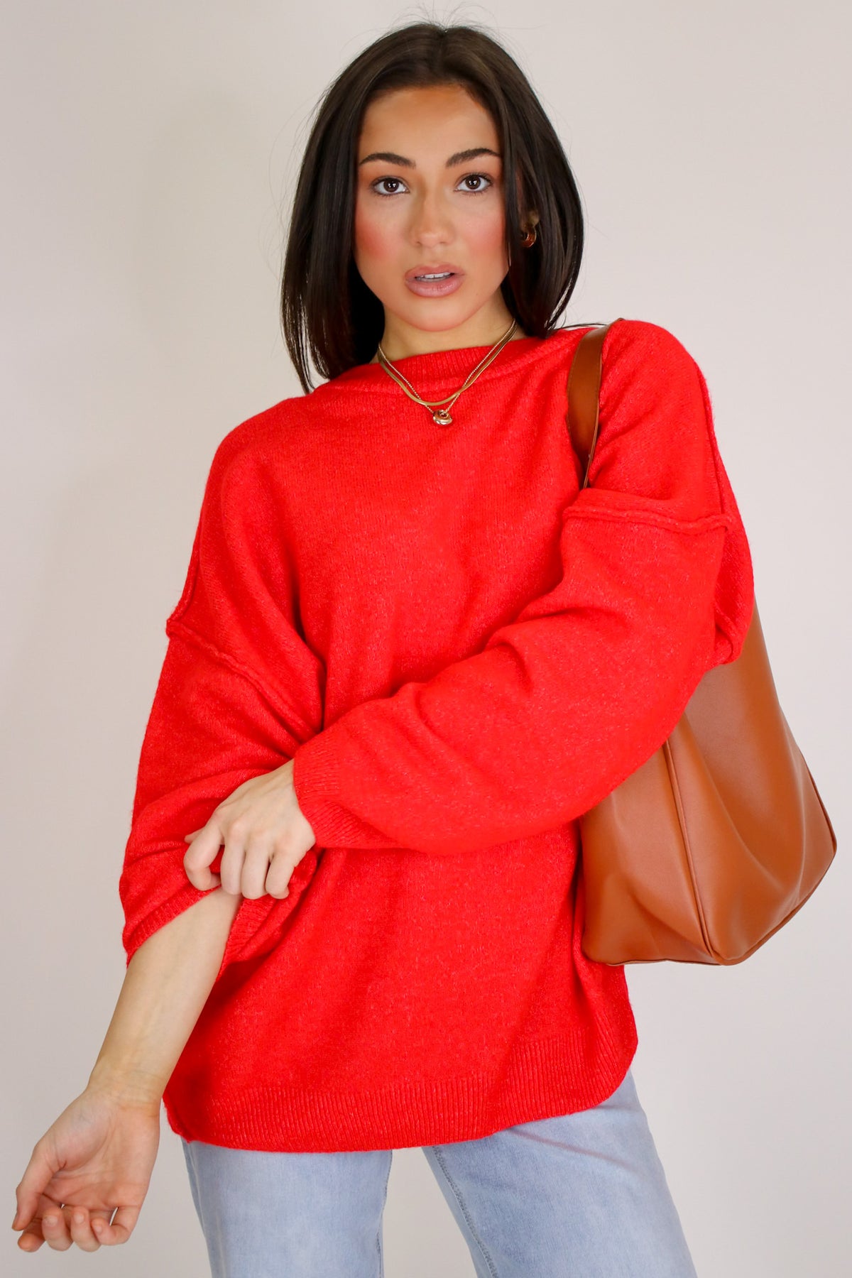 Ruby / SM Cozy Midnights Oversized Sweater - Madison and Mallory