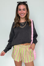 Cozy Vibes Acid Wash Oversized Pullover - BACK IN STOCK