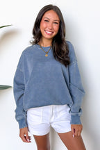 Cozy Vibes Acid Wash Oversized Pullover - BACK IN STOCK