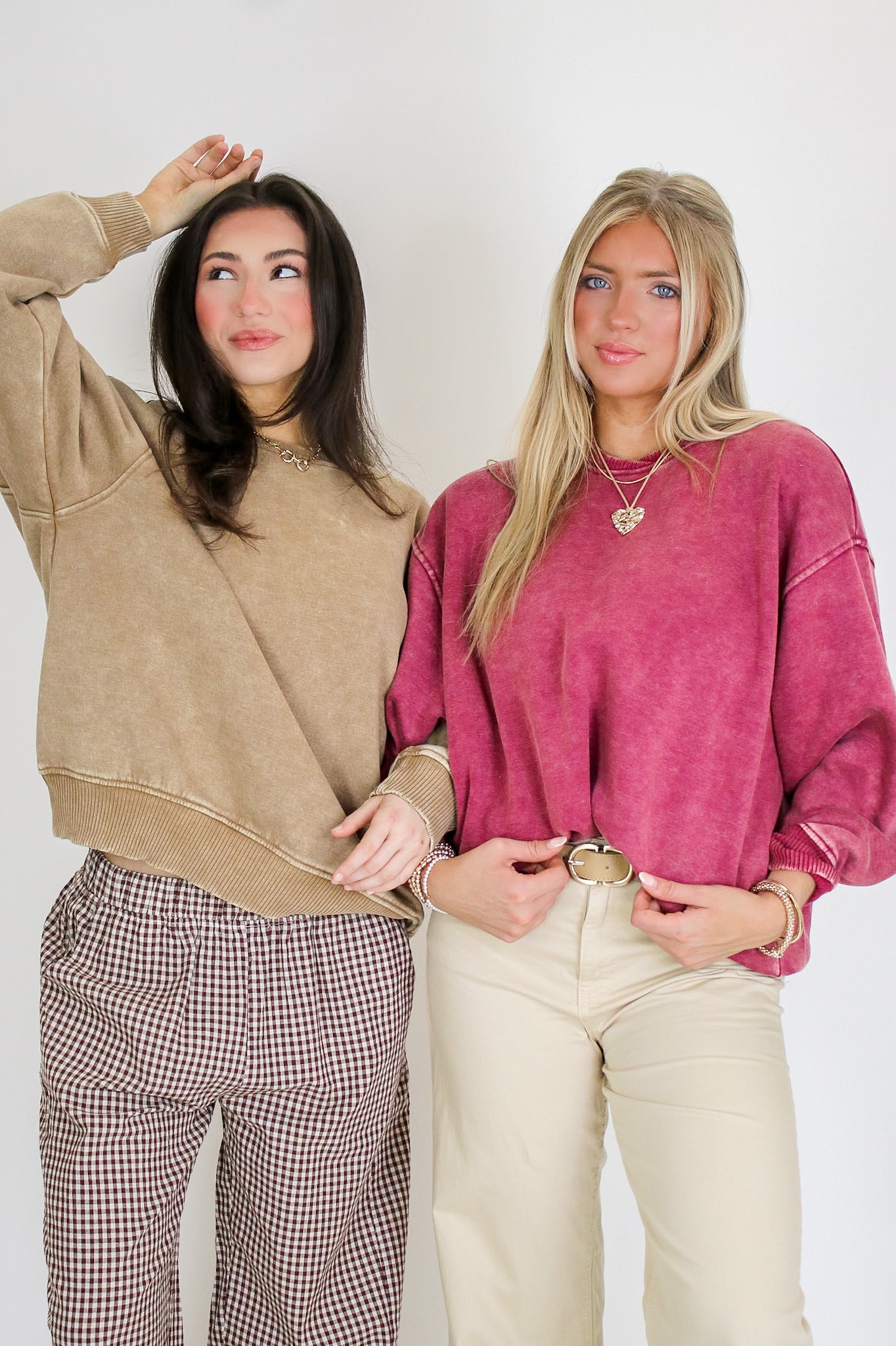 Cozy Vibes Acid Wash Oversized Pullover - Madison and Mallory