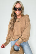 Cozy Vibes Acid Wash Oversized Pullover - BACK IN STOCK - Madison and Mallory