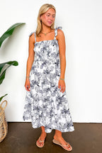 Cutely Defined Printed Dress - Madison and Mallory