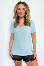Daily Favorite Jersey Ribbed Round Neck Top - FINAL SALE - Madison and Mallory