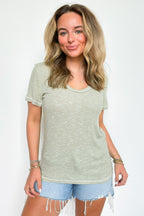 Daily Favorite Jersey Ribbed Round Neck Top - FINAL SALE - Madison and Mallory