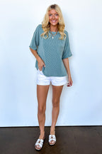 Daily Drift Rib Knit Pocket Top - BACK IN STOCK - Madison and Mallory