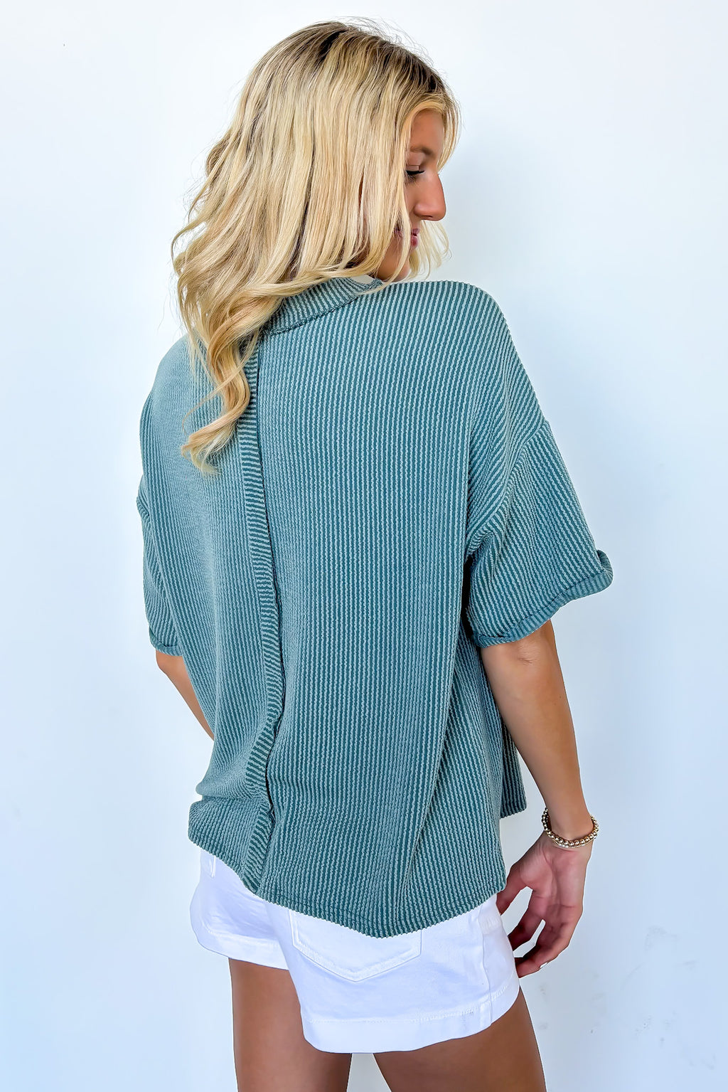 Daily Drift Rib Knit Pocket Top - BACK IN STOCK - Madison and Mallory